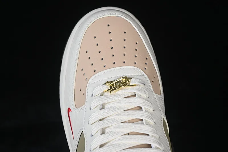 All categories Nk Air Force 1 Air Force series Nk Air Force 1 Low Air Force low top Nike Air Force 1'07 Low Year of the Horse limited edition plain brown condensed smoke Air Force 1 low top casual sneakers NH0601-537